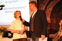 Bild: Showeinlage der Kunstradfahrerinnen SG 03 Holzthaleben/Menteroda