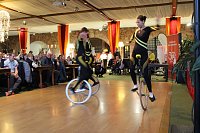 Bild: Showeinlage der Kunstradfahrerinnen SG 03 Holzthaleben/Menteroda