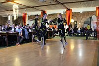 Bild: Showeinlage der Kunstradfahrerinnen SG 03 Holzthaleben/Menteroda
