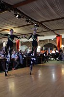 Bild: Showeinlage der Kunstradfahrerinnen SG 03 Holzthaleben/Menteroda
