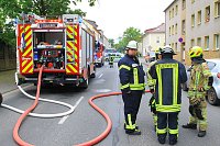 Bild: Kellerbrand in Sondershausen