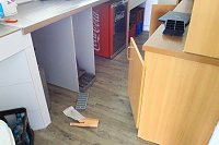 Bild: Einbruch im Vereinsheim