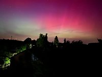 Polarlichter über schmollt in Ostthüringen Bild: Polarlichter über schmollt in Ostthüringen