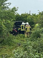 Unfall bei Nordhausen Bild: Unfall bei Nordhausen