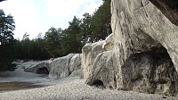 Bild: Sandh&ouml;hlen im Heers