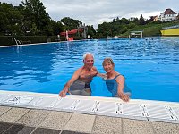 Anbaden im "Bergbad Sonnenblick" in Sondershausen Bild: Anbaden im "Bergbad Sonnenblick" in Sondershausen