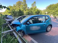 Unfall mit hohem Sachschaden Ebeleben in Richtung Sondershausen Bild: Unfall mit hohem Sachschaden Ebeleben in Richtung Sondershausen