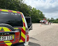 Bild: Bikerunfall am Kyffh&auml;user