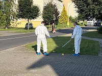 Bild: Untersuchungen nach Sprengung eines Geldautomaten in Ebeleben