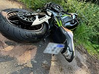 Unfall auf den Kyffhäuser-Serpentinen Bild: Unfall auf den Kyffhäuser-Serpentinen
