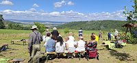 Waldgottesdienst an der Schönen Aussicht Bild: Waldgottesdienst an der Schönen Aussicht