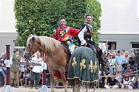 Bild: Hochprofessionelle Reitershow mit "Wenzel Ritterspiele"