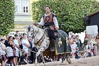 Bild: Hochprofessionelle Reitershow mit "Wenzel Ritterspiele"