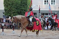 Bild: Hochprofessionelle Reitershow mit "Wenzel Ritterspiele"