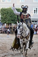 Bild: Hochprofessionelle Reitershow mit "Wenzel Ritterspiele"