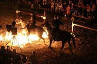 Bild: Hochprofessionelle Reitershow mit "Wenzel Ritterspiele"