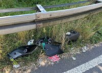 Bild: Unfall am Abzweig der B4