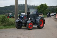Bild: Landwirt Friedrich Wilhelm Steinemann aus Berga voll im Einsatz