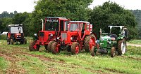 Bild: Landwirt Friedrich Wilhelm Steinemann aus Berga voll im Einsatz