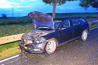 Doppelunfall bei Gundersleben Bild: Doppelunfall bei Gundersleben