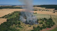 Bild: Brand bei Gro&szlig;furra