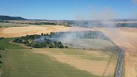 Bild: Brand bei Gro&szlig;furra