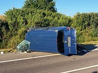 Schwerer Unfall auf der A38 Bild: Schwerer Unfall auf der A38