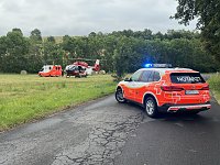 Schwerer Unfall zwischen Kelbra und Steinthalleben Bild: Schwerer Unfall zwischen Kelbra und Steinthalleben