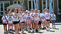 Mit großem Spaß,tanzten sich die Uderlebener Schüler in die Ferien Bild: Mit großem Spaß,tanzten sich die Uderlebener Schüler in die Ferien