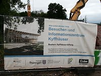 Bild: Bauarbeiten am neuen Besucherzentrum des Kyffh&auml;userdenkmals