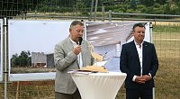 Grundsteinlegung für das "Nest" am Stausee Kelbra Bild: Grundsteinlegung für das "Nest" am Stausee Kelbra