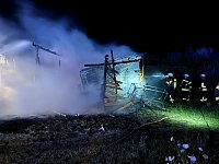 Laubenbrand in Allmenhausen Bild: Laubenbrand in Allmenhausen