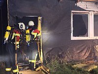 Laubenbrand in Allmenhausen Bild: Laubenbrand in Allmenhausen