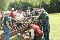Kanonendonner auf der Pfalz Tilleda Bild: Kanonendonner auf der Pfalz Tilleda
