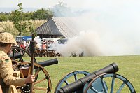 Kanonendonner auf der Pfalz Tilleda Bild: Kanonendonner auf der Pfalz Tilleda