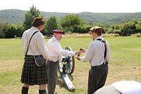 Kanonendonner auf der Pfalz Tilleda Bild: Kanonendonner auf der Pfalz Tilleda