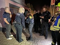 Bild: Spurensicherung in der Schachtstra&szlig;e