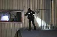 Bild: Spurensicherung in der Schachtstra&szlig;e