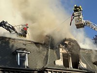 Die Feuerwehren in Sondershausen und Ebeleben versuchen das Feuer zu löschen. Bild: Die Feuerwehren in Sondershausen und Ebeleben versuchen das Feuer zu löschen.
