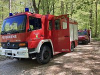 Der Unfall passierte in einem Waldstück bei Schernberg. Bild: Der Unfall passierte in einem Waldstück bei Schernberg.