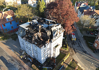 Bild: Bilder vom Brandort am Tag danach