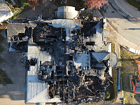 Bild: Bilder vom Brandort am Tag danach