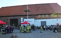 Bild: Aufstellung des Maibaums in Kelbra