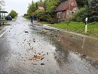 Unwetter über der Goldenen Aue sorgte für viele Feuerwehreinsätze Bild: Unwetter über der Goldenen Aue sorgte für viele Feuerwehreinsätze