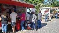 Bild: Fleischerei Meyer war mit zwei Verkaufswagen dabei