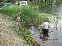 Arbeitseinsatz im Schwimmbad Bild: Arbeitseinsatz im Schwimmbad