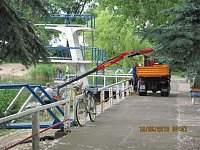 Arbeitseinsatz im Schwimmbad Bild: Arbeitseinsatz im Schwimmbad