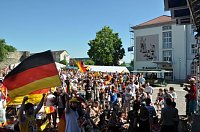 Bild: Public Viewing auf den Petersberg