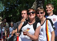 Bild: Public Viewing auf den Petersberg