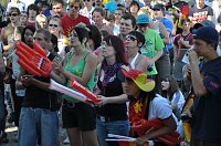 Bild: Public Viewing auf den Petersberg